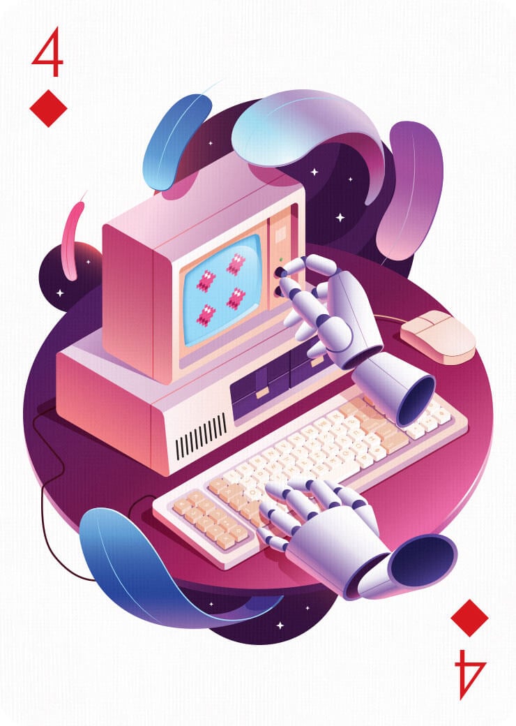 Card by Maria Kulinskaya