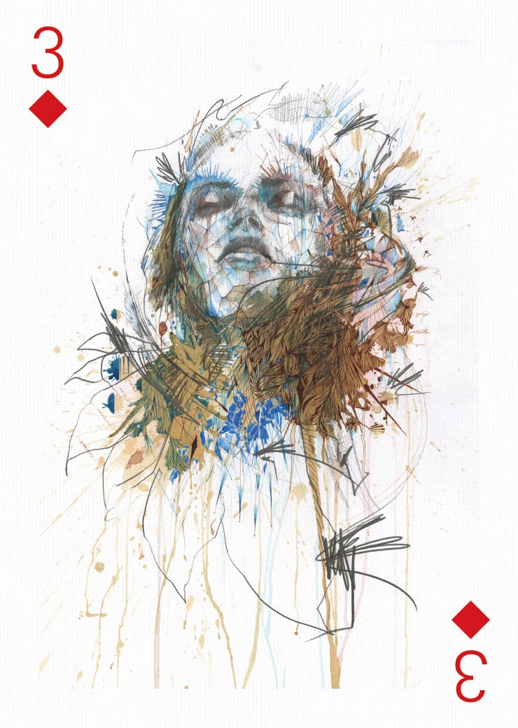 Card by Carne Griffiths